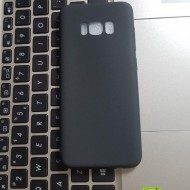Husa silicon slim mat Samsung S8 negru