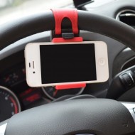 Suport Telefon Cu Prindere Pe Volan, Black