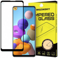 Folie Protectie Ecran Samsung A21s, Sticla Securizata, Neagra