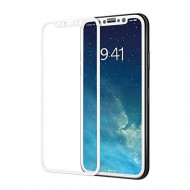 Folie sticla full screen 3mm 5D Iphone X/XS/ iPhone 11 Pro - Alb