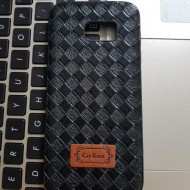 Husa Leather Back Samsung S7 Edge negru