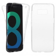 Husa silicon 360 fata + spate Samsung S8 Plus