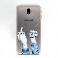 Husa silicon design printat Samsung J3 (2017) - fuck