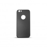 Husa 360 grade carbon, silicon - pentru iPhone 6/6s - Negru
