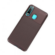 Husa Fusion Drop Resistant Carbon Fiber TPU Case Samsung A40 – Coffee
