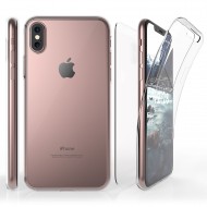 Husa silicon 360 fata + spate pentru iPhone X