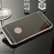Husa silicon spate oglinda - pentru iPhone 7 - Negru