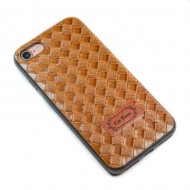 Husa Leather Back TPU Samsung S6 Edge Maro