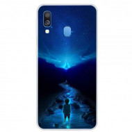 Husa Fusion Space Series Pattern TPU Phone Cover Samsung A40 – Style D