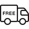 Imagine cu o mașină care simbolizează transportul gratuit al comenzilor.