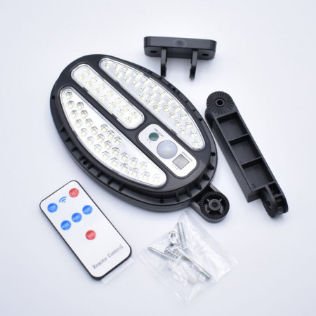 Lampa Solara Cu Acumulator De Exterior,Telecomanda,66 LED SMD – BL-HB-8188B