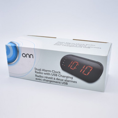 Radio Cu Ceas ,Ecran LED,AMFM,2 USB, Alarma dual,ONN RT-4507