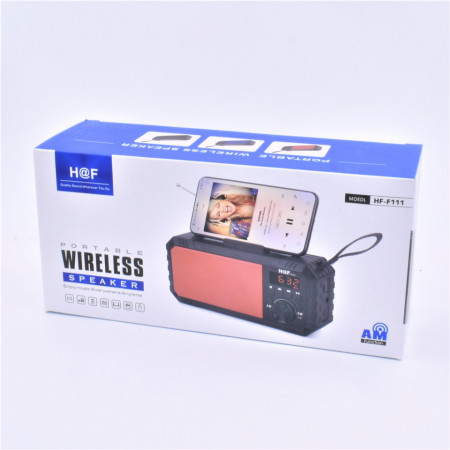 Boxa Portabila Cu Bluetooth,USB,TF,AUX,Radio FM/AM/SW ,Hands-Free – HF-F111