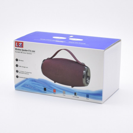 Boxa portabila cu bluetooth, mp3, USB/TF,AUX, Led RGB – MINI-E16