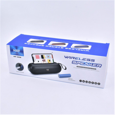 Boxa Portabila Cu Bluetooth,USB,TF,AUX,Radio,Hands-Free, Suport telefon – HF-U22