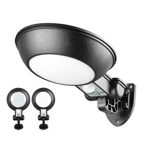 Lampa cu incarcare solara JX-166, 32 LED, senzor de miscare, Clasa De Protectie IP65, Incarcare in 8 ore, Negru