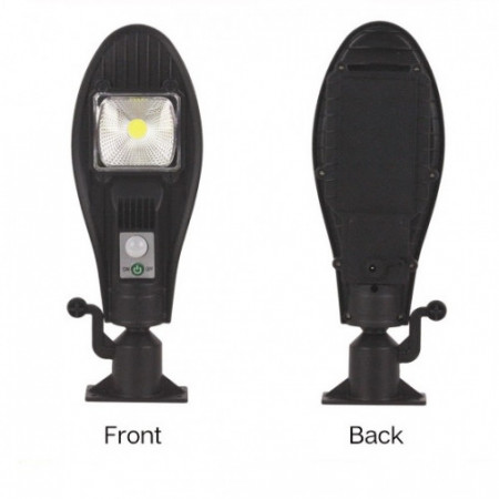 Lampa solara exterior, senzor de miscare, JX-256 100W LED COB, IP65, 3 moduri de iluminare