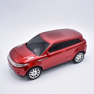 Poza frontală a boxei portabile cu acumulator stil Land Rover Range Rover Velar, cu Bluetooth, radio FM și USB/TF card