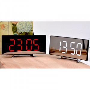 Ceas Digital tip Oglinda LCD Led , Lumina Alb sau Rosu 6507