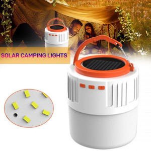 Lanterna solara 42 LED reîncărcabilă USB difuzor camping, exterior/interior ,wireless