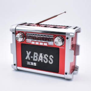 Radio Portabil Cu Acumulator, Mp3, Bluetooth ,TF/SD/USB, FM,AM,SW1,SW2,AUX,Lanterna,RRS – RS-615BT