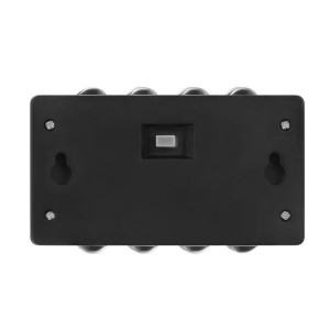 Set 2 bucati Lampa solara de perete cu 8 LED-uri, aplica A89-ST8, IP65, lumina calda