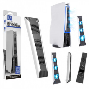 Ventilator de racire vertical , silentios pentru consola Playstation 5 compatibil versiune disk si digital