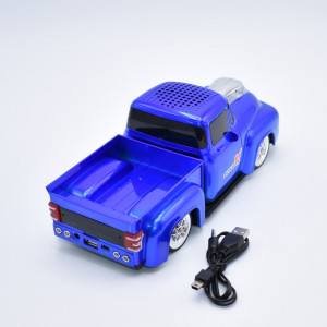 Boxa portabila wireless, bluetooth, AUX, in forma de camioneta FORD F100 cu RADIO FM, USB, TF, 10W, WS-538BT