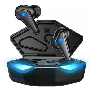 Casti wireless gaming K55 Bluetooth 5.0 compatibile cu Android și iOS, imagine laterală
