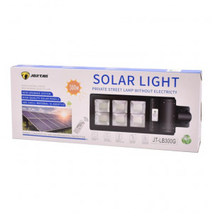 Lampa 300W cu LED SMD, panou solar si telecomanda – JT-LB300G