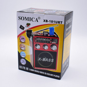 Radio Cu Mp3 portabil,TF/SD/USB,AM,FM,SW,AUX,Lanterna, SOMICA -XB-181URT