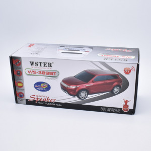 Poza laterala a boxei portabile cu acumulator stil Land Rover Range Rover Velar, cu Bluetooth, radio FM și USB/TF card