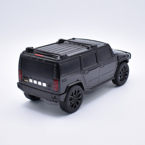 Boxa portabila WS-590 in forma de Hummer, cu conectivitate Bluetooth, Radio FM, USB, TF si TWS pentru sunet puternic si clar