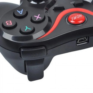 Controller telefon V8, Bluetooth pentru laptop, tabletă, PC, Smart TV, Smart Box, acumulator integrat, multiple funcții, compatibil Android, Samsung, iPhone