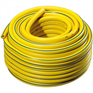 Furtun pentru gradina 3 straturi cu insertie, din PVC,flexibil, 1/2 30M - 12.5 MM, rezistent la frig si radiatii UV, 20 de bari
