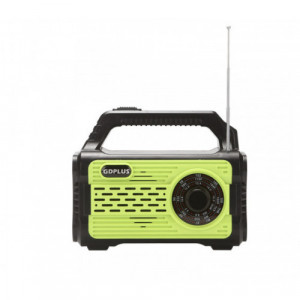 Kit solar fotovoltaic GD-8072, echipat cu dispozitive USB , 4 becuri LED si radio FM pescuit , camping , drumetii