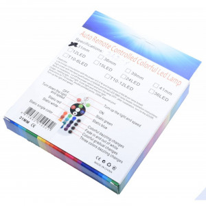 Spatele cutiei produsului de la Ledurile auto interior rgb cu telecomanda