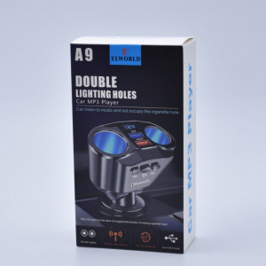 Modulator FM cu Bluetooth,2 USB,Mp3,adaptor bricheta,Functie Handsfree – A9