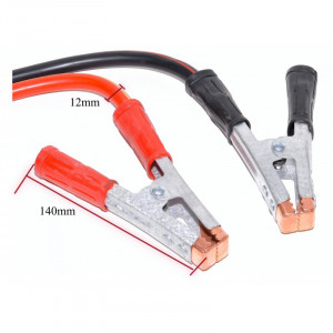Set 2 cabluri curent auto cu clesti de pornire 1000 AMP, Lungime cablu 2.2M