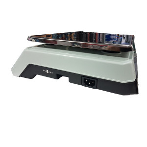 Cantar electronic 40 kg, acumulator 4ah, incarcare rapida, digital, cuva inox, afisaj electronic dublu, autonomie mare, pentru fructe si legume