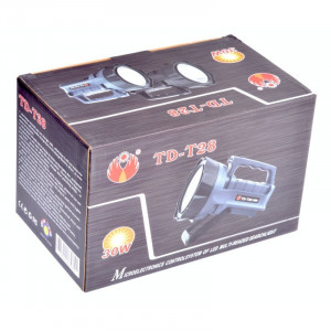 Lanterna puternica cu acumulator, LED, 30W, TD-T28