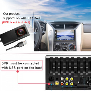 MP5 Player 7010B, 2DIN, Apple CarPlay, Android Auto, Ecran HD Touch 7", MirrorLink, Bluetooth 4.2, Aux, USB, MicroSD, Negru