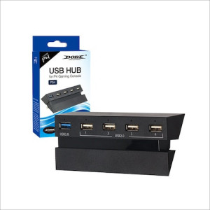 USB HUB adaptor pt PS4 FAT - PlayStation 4 - cu 5 porturi - 1 x 3.0 si 4 x 2.0