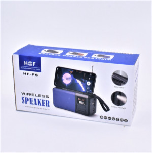 Boxa Portabila Cu Bluetooth,USB,TF,AUX,Radio,Hands-Free, Incarcare Solara – HF-F6