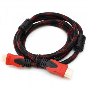 Cablu hdmi hdmi, 4K, 1080p, conectori auriti, PS3, PS4, PS5, PANZAT CU FILTRE V1.4 / 1,5M