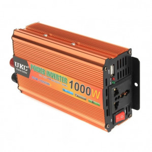 Invertor auto pentru alimentarea echipamentelor electrice , 12V 220V , Port USB 5V putere 500W / 1000W