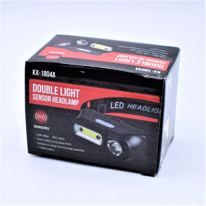Lanterna Frontala Cu Acumulator si senzor de miscare,Led COB+Led XPE – KX-1804A
