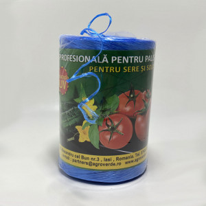 ATA DE PALISAT pentru sere, solarii, UV, PREMIUM 500 G, 900 M, ALBASTRA / VERDE
