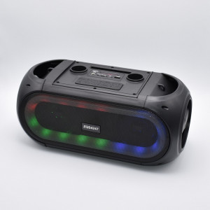 Boxa portabila cu microfon, bluetooth, Radio FM, MP3, Card TF, Aux, lumini LED, disco - ZQS-4247
