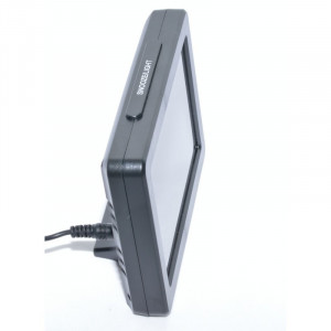 Ceas digital de camera, masa, birou, Electronic, LCD, LED, GH-2000WJ, Alb/Negru